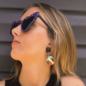 Studio Joy Lady Silhouette pierced earrings